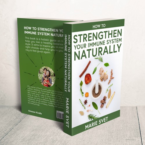 Bright book cover with the title 'Finalist Book Cover'