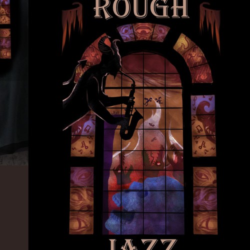 Rock artwork with the title 'Poster for rock group'