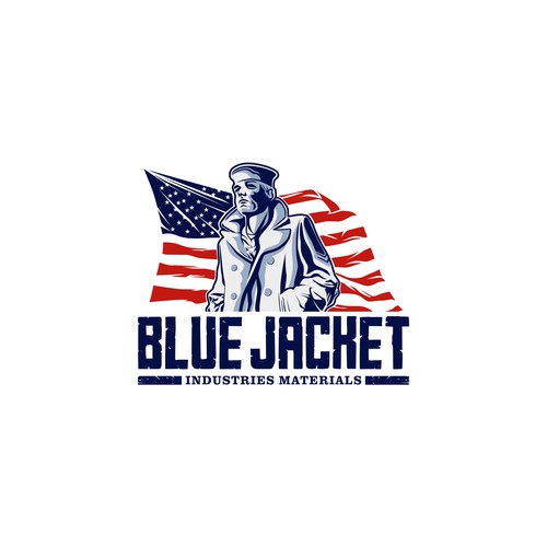 Veteran design with the title 'Blue Jacket'