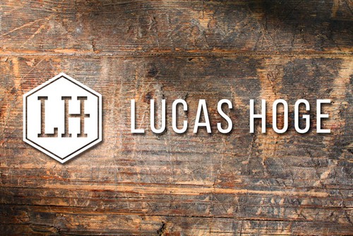 Geometric artwork with the title 'Musician Monogram Logo'