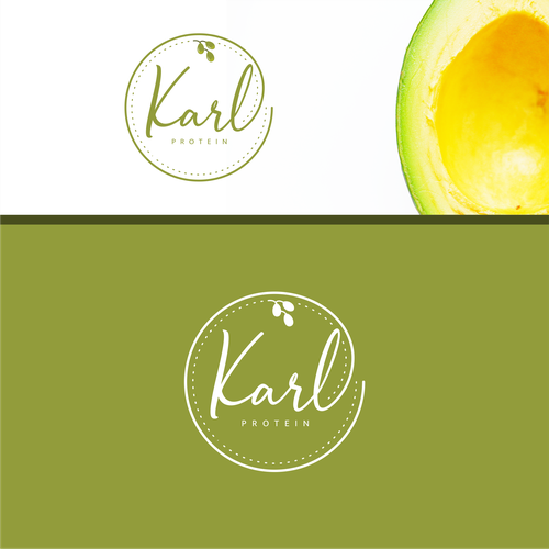 Casual logo with the title 'Modern Lettering Logo For Organic Protein Company'