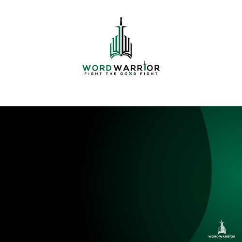 Background design with the title 'concept for Word Warrior'