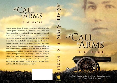 Historical book cover with the title 'A Call to Arms by P.G. Nagle'