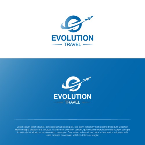 Evolution logo with the title 'Evolution logo'