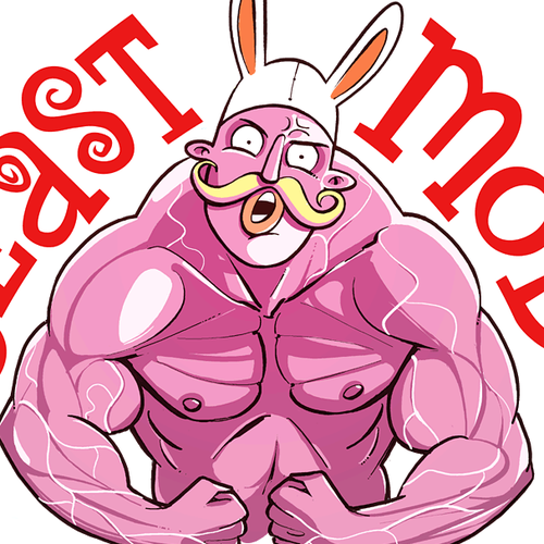 Sticker artwork with the title 'Major Bulkthrust sticker set.'