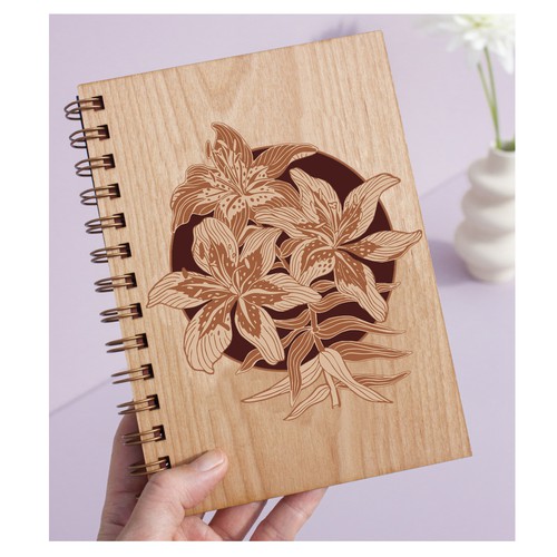 Floral artwork with the title 'Floral illustration'