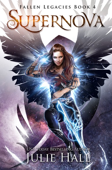 Angel book cover with the title 'Fallen Legacies Book 4'