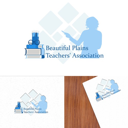 Teacher logo with the title 'Concept logo for Education sector'