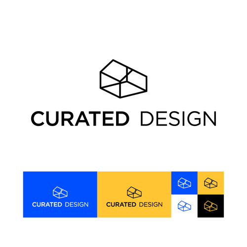 Optical illusion logo with the title 'House logo design'