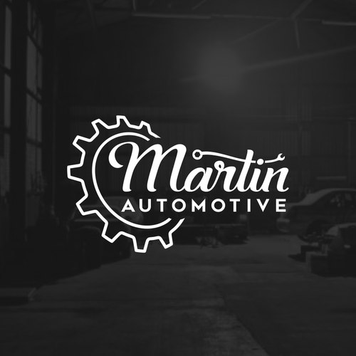 Automotive brand with the title 'Martin Automotive'