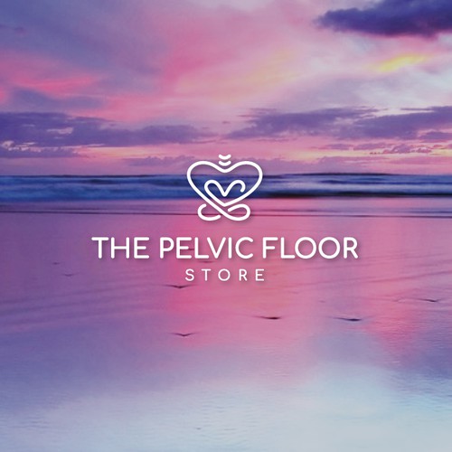 Infinity design with the title 'Sophisticated logo for pelvic health store'