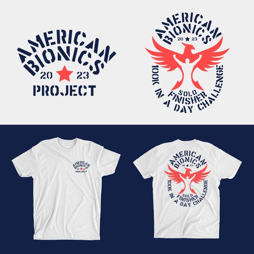 Project design with the title 'AMERICAN BIONICS'