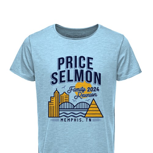 Memphis design with the title 'Family Reunion'