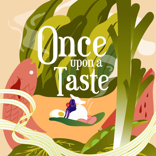 Artwork illustration with the title 'Illustration for podcast '