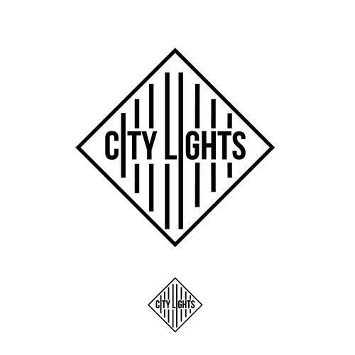 Black brand with the title 'City Lights'