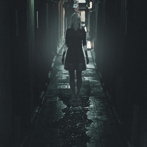 Horror book cover with the title 'Strange Japan ebook'