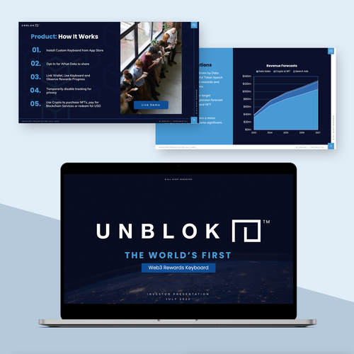 Layout design with the title 'Professional Pitch Deck Presentation Template'