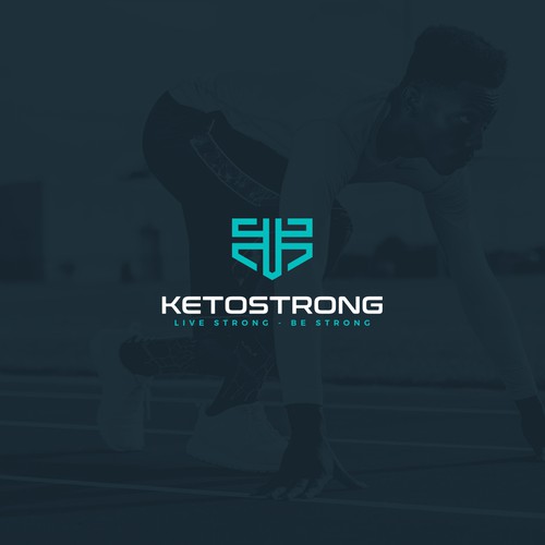 Badass logo with the title 'Sleek logo for KetoStrong'