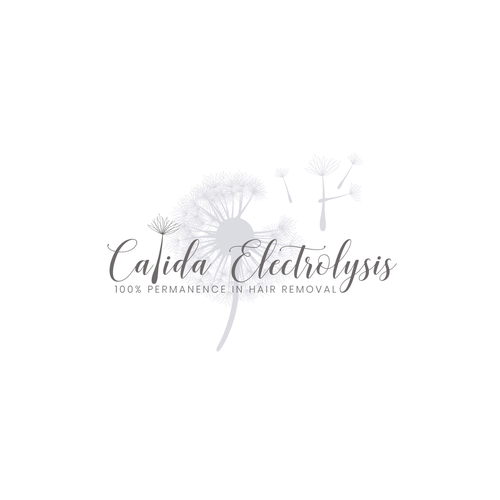 Dandelion design with the title 'Calida Electrolysis'