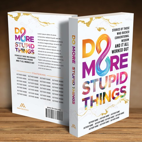 Abstract book cover with the title 'Conceptual Cover Design'