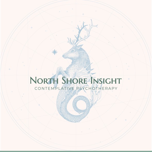Constellation design with the title 'North Shore Insight Logo design'