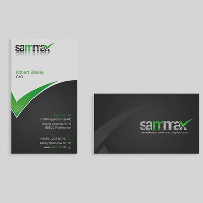 Sammax needs new Business Cards