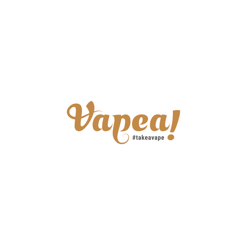 Smoking logo with the title 'Vaping Logo'