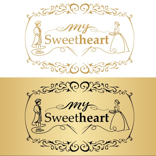 Needle logo with the title 'Sophisticated logo for handmade crafts company'