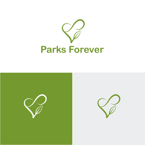 Park logo with the title 'PARKS FOREVER LOGO'