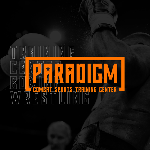 Boxing-gloves logo with the title 'PARADIGM'