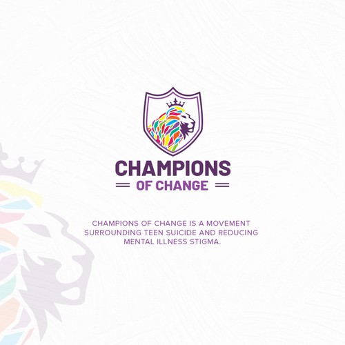 Change logo with the title 'Champions of Change'
