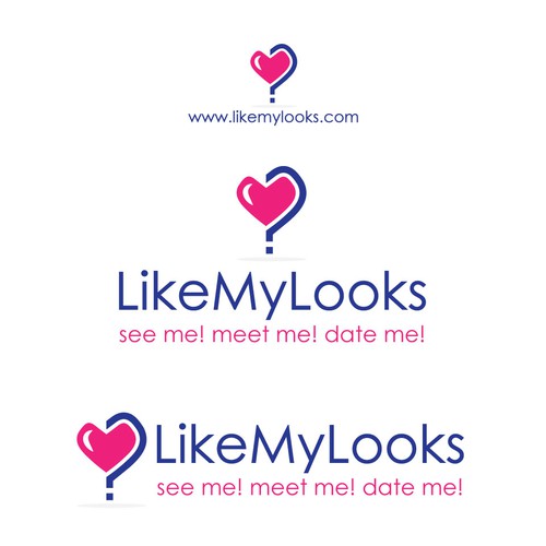 Question mark logo with the title 'Like My Looks Dating Site'