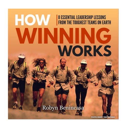 Leadership book cover with the title 'Audiobook cover: HOW WINNING WORKS by Robyn Benincasa'