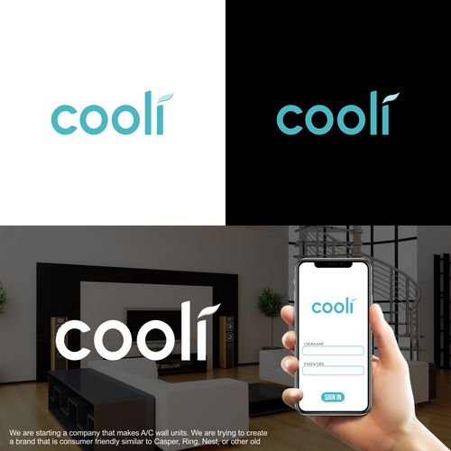 Cooler design with the title 'A/C Product LOGO'