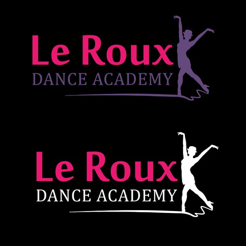 Dance school logo with the title 'Logo for Dance Studio_Black'