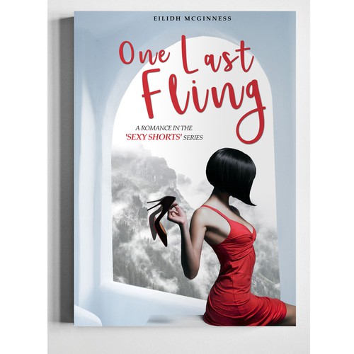 Bright book cover with the title 'Romance Book Cover'