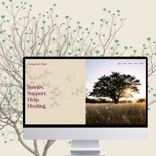 Video website with the title 'Jill | Healing Hearts Studio'
