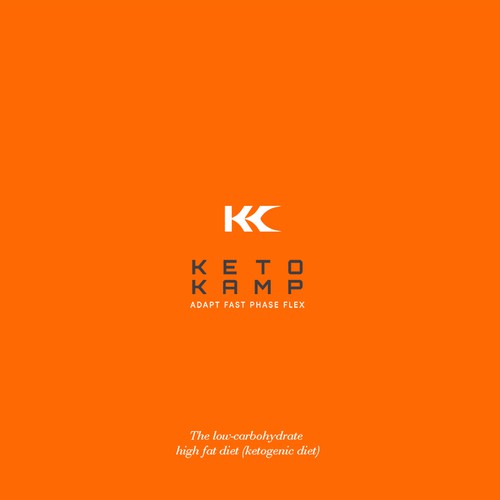 Movement logo with the title 'Simple logo for ketogenic diet'