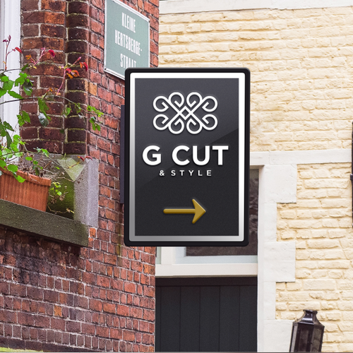 Hair salon design with the title 'G Cut & Style'