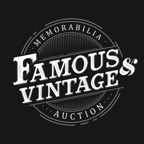 Famous design with the title 'Vintage Logo Concept'