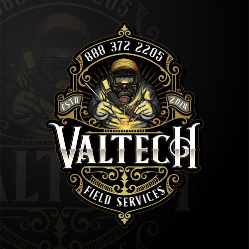 Tattoo logo with the title 'Valtech Field Services '