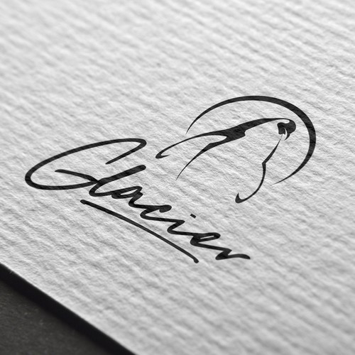 Penguin logo with the title 'Glacier'