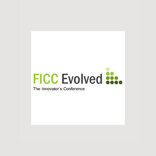 Conference logo with the title 'Bold and modern logo for financial conference'
