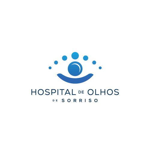 Hospital design with the title 'Logo design for Hospital de Olhos de Sorriso'