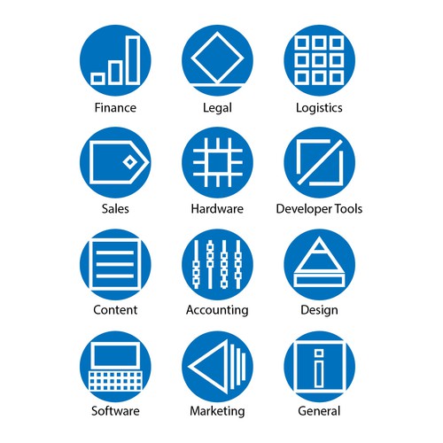 Internet artwork with the title 'abstract icons'