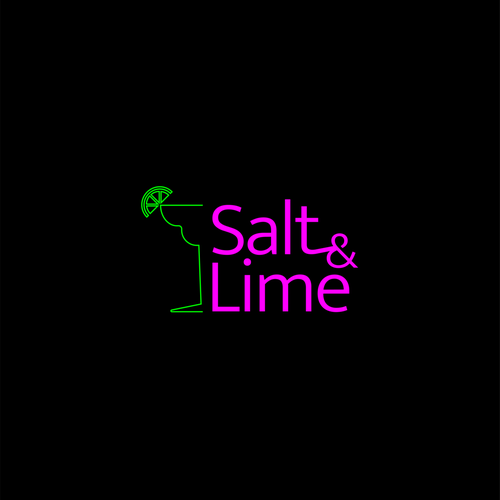 Margarita design with the title 'Diseño logo Salt & Lime'