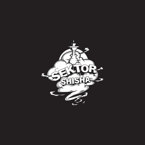 Adobe creative cloud logo with the title 'Sektor Shisha Logo'