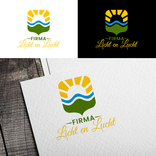 Air design with the title 'Firma Licht en Lucht'