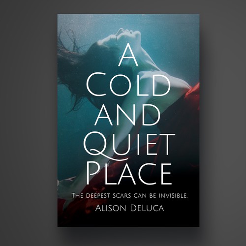 Unique book cover with the title 'A Cold and Quiet Place'