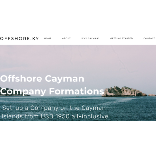 Easy-to-use website with the title 'Clean and modern design '